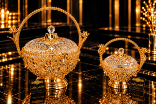 شکلات خوری آبکاری طلا اماراتی  84857
