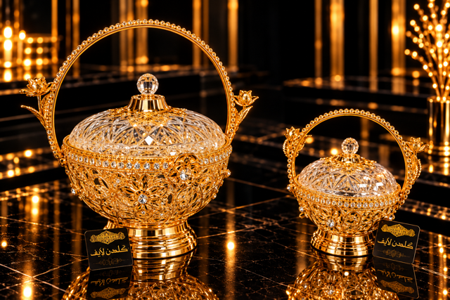 شکلات خوری آبکاری طلا اماراتی  84857
