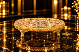 دیس شیرینی آبکاری طلا اماراتی پیلسکو 84958